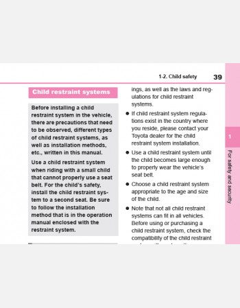 toyota kluger 2023-2024 owners manual
